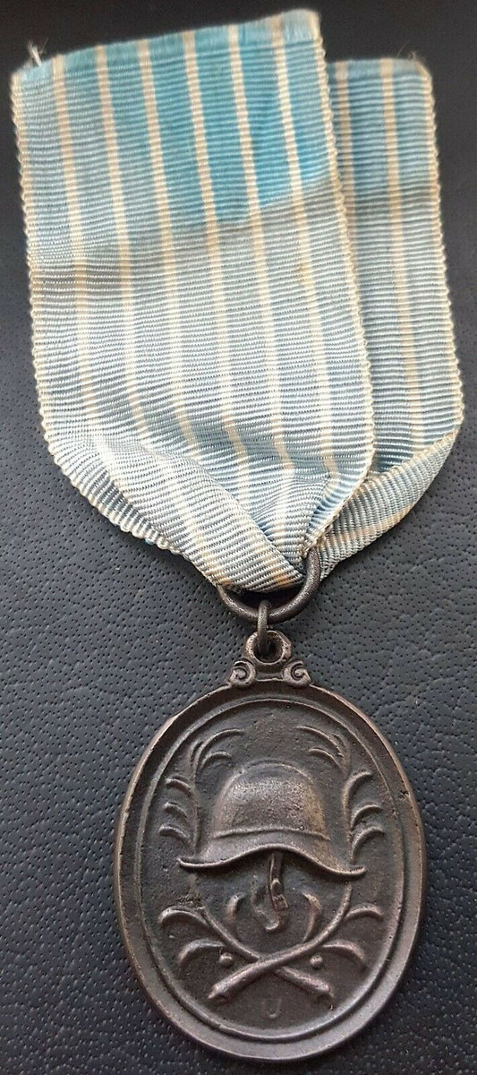 9535 German post WW1 Bavarian Fire Service Decoration for 25 Years m ...