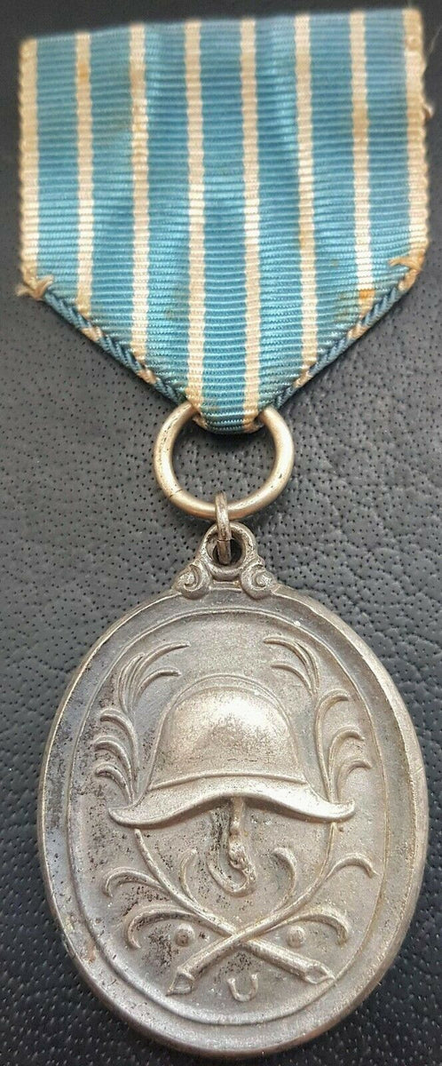 9420 German post WW1 Bavarian Fire Service Decoration for 25 Years m ...