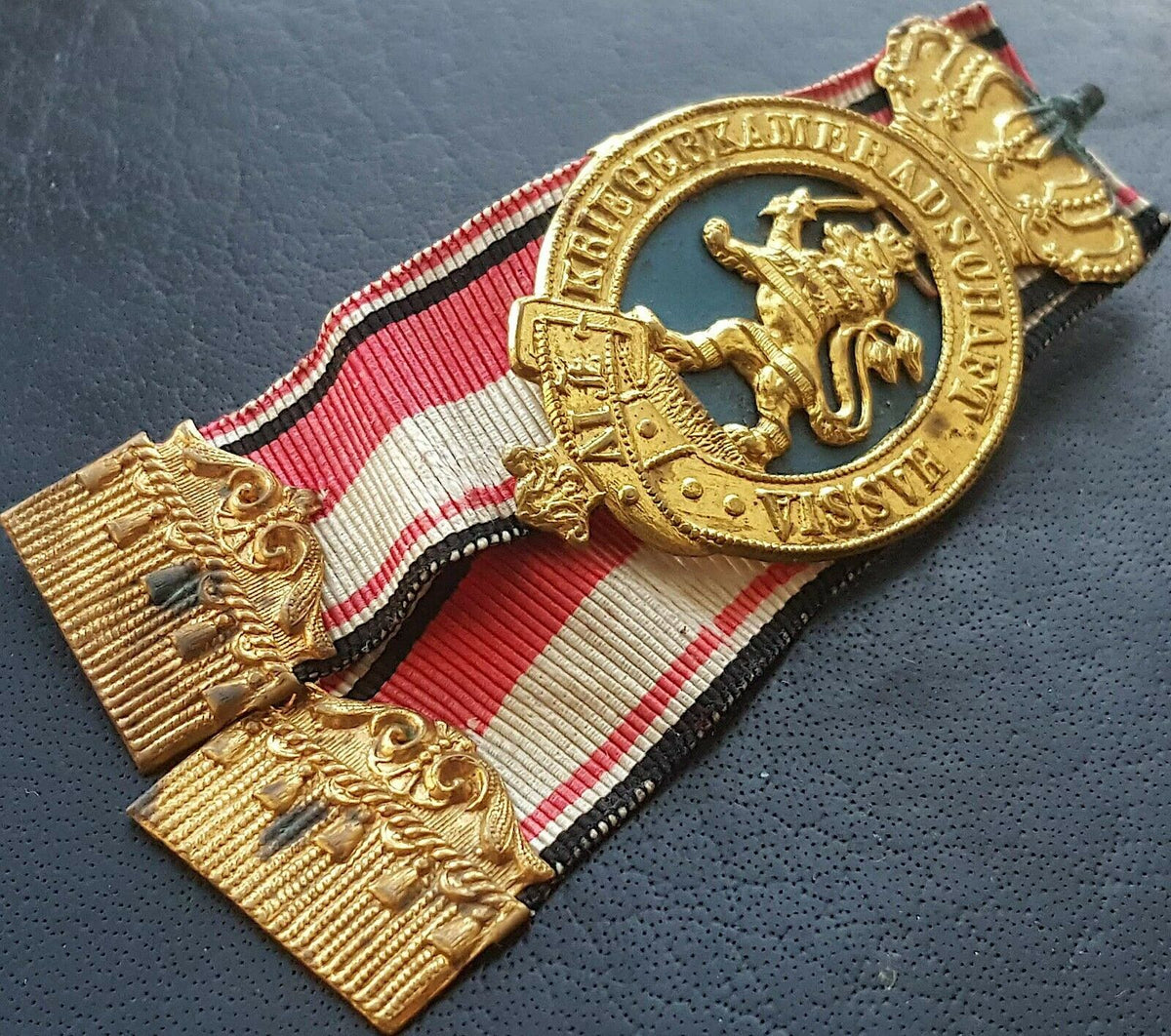 10775 German Hesse Warrior League Badge Medal Kriegerverband WW1 L ...